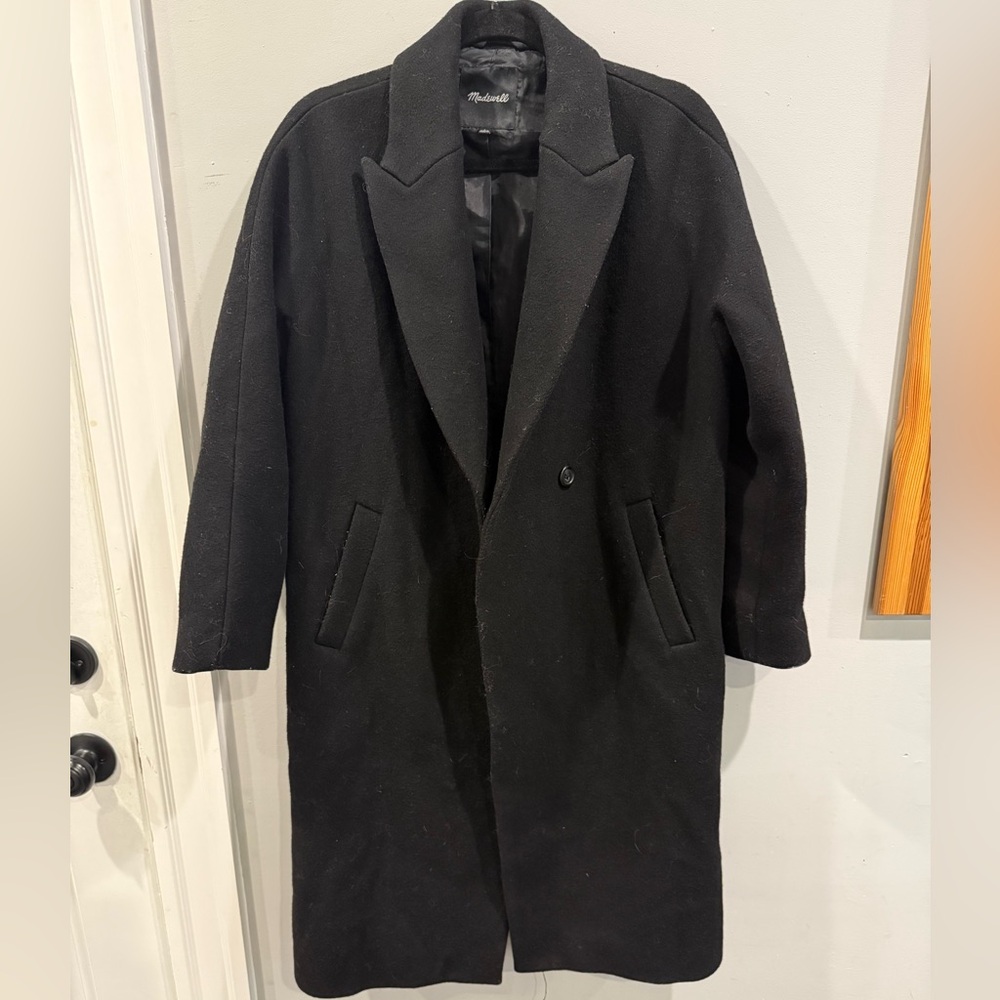Madewell ladies wool overcoat size 2